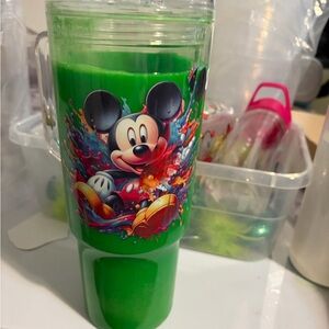 Mickey Mouse Green snow globe